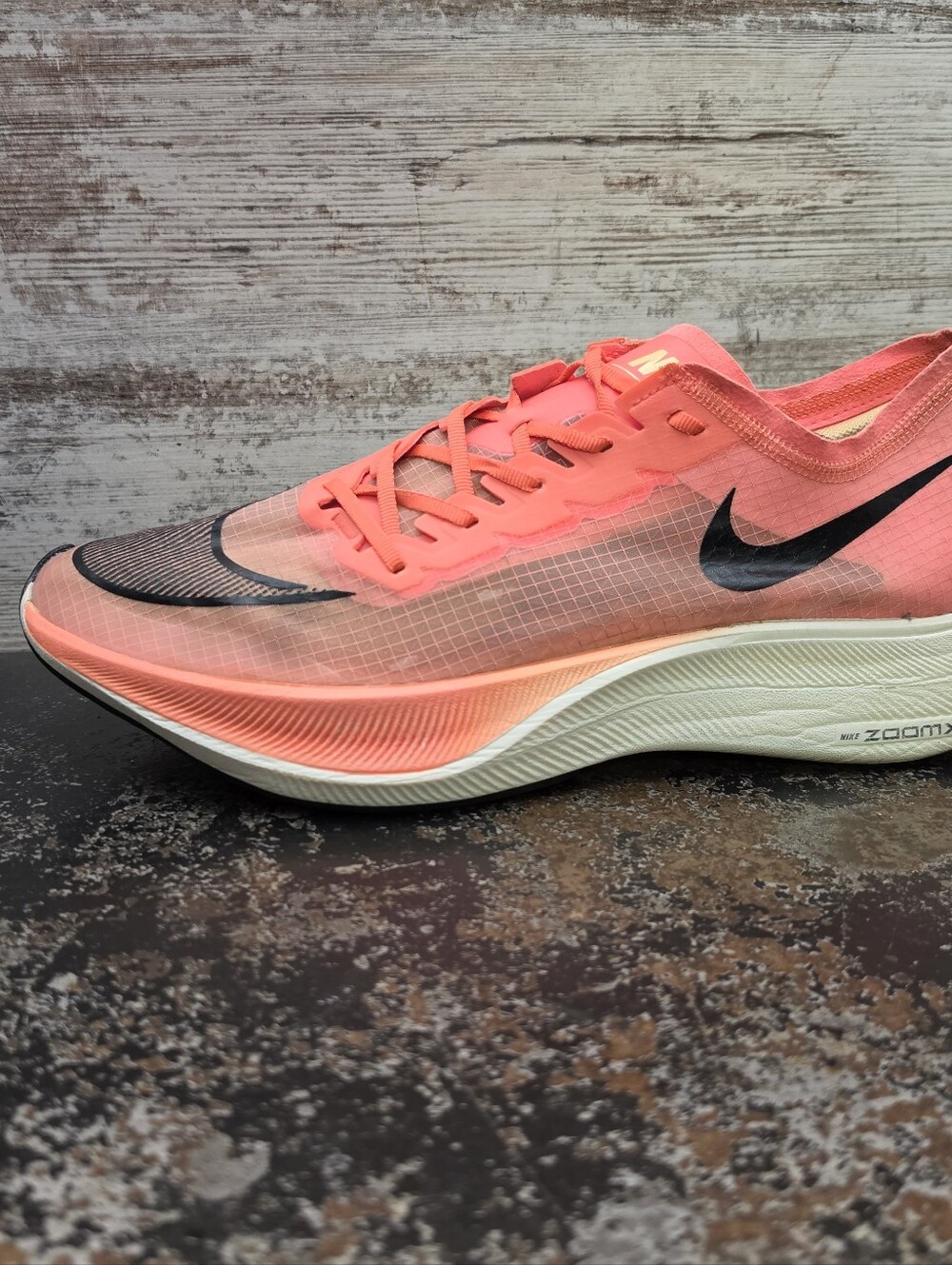 Mens Nike ZoomX Vaporfly Next% Running Shoes Sz 13 Used AO4568 800